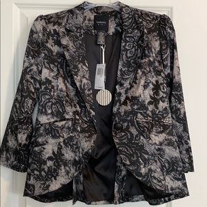 NWT Bellatrix Nordstrom satin print crop jacket XS